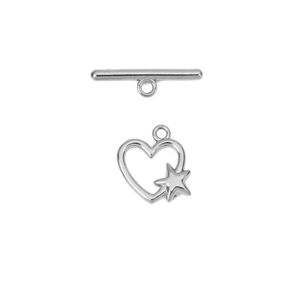 5sets PVD Never Fade Stainless Steel OT Clasps Toggle Bracelet Hooks End Necklace Connectors ForDiy Jewelry Making Accessories