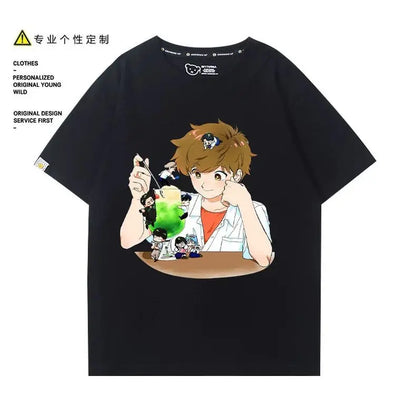 Go for It, Nakamura! Nakamura Okuto Hirose Aiki T-Shirt Cartoon Printed Top Summer Anime Cosplay Outfit Gift Men Women Halloween