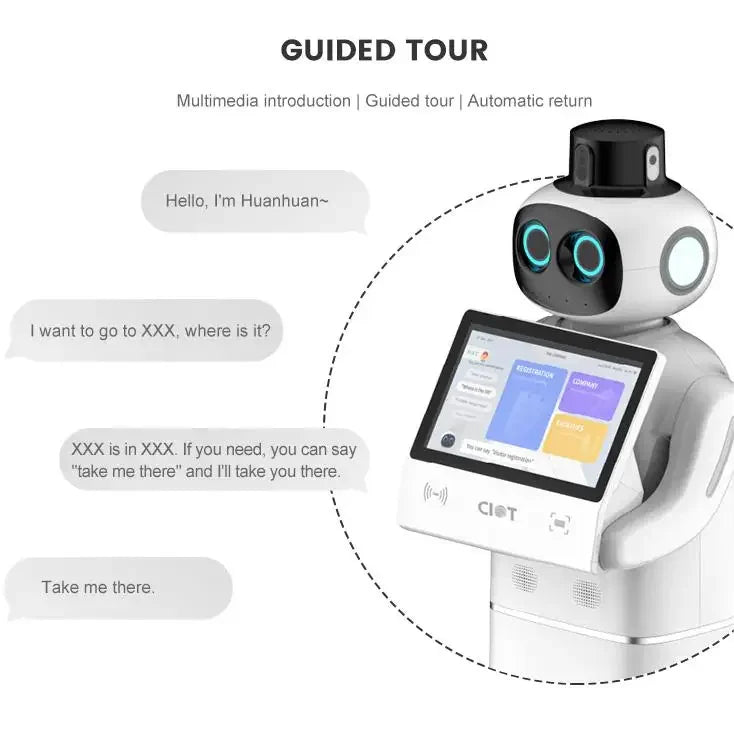 Exhibition Hall Guide: Best  Autonomous Mobile Robots for Commercial Hospitality Artificial Intelligence Humanoid Robots