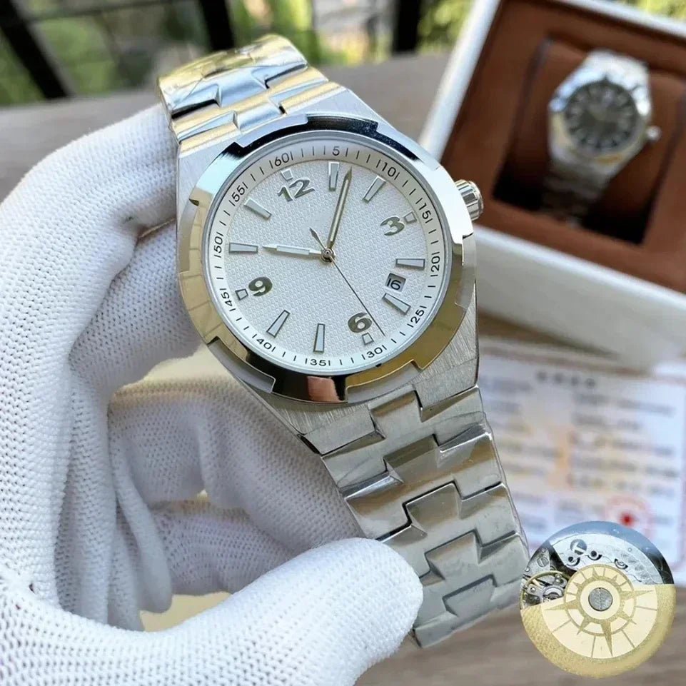 2026High-quality luxury automatic mechanical stainless steel men's casual wristwatch with 41mm sapphire glass