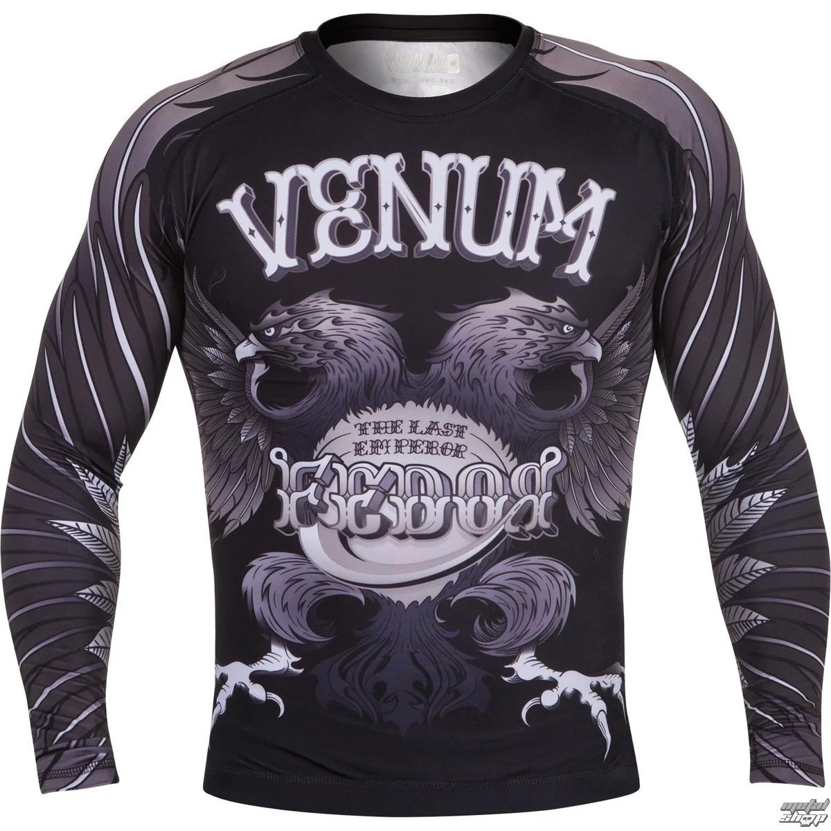 Men's Tight Long-Sleeve Sports Shirt with Dragon Print Breathable Stretch Fabric for MMA Fitness Training Daily Wear