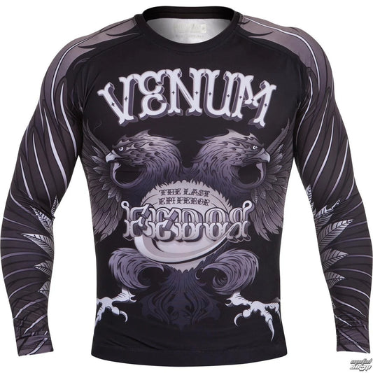 Men's Tight Long-Sleeve Sports Shirt with Dragon Print Breathable Stretch Fabric for MMA Fitness Training Daily Wear