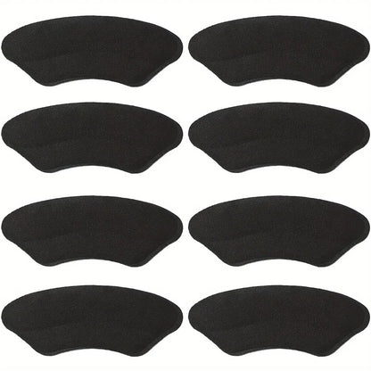 8-Pack Heel Pads for Too Big Shoes Self-Adhesive Heel Protectors Heel Inserts Improve Shoe Fit And Comfort Prevent Heel Slippage