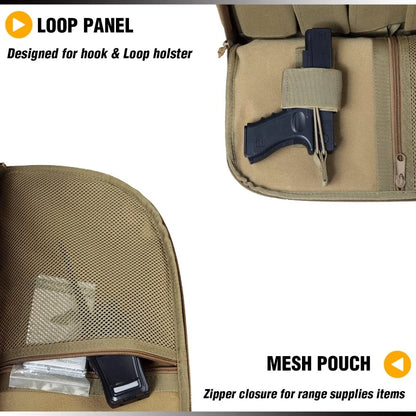 Tactical Single Scoped Long Gun Bag Soft Rifle Case for Shooting Range Outdoor Hunting | US Flag Patch + Universal Gun Holder Included | 35" 41"