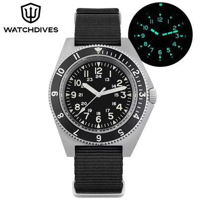 Watchdives WD1972 Quartz Watch Sapphire Luminous Men Watches VH31 Sweep Seconds Movement 20Bar Waterproof Watches with Gift Box
