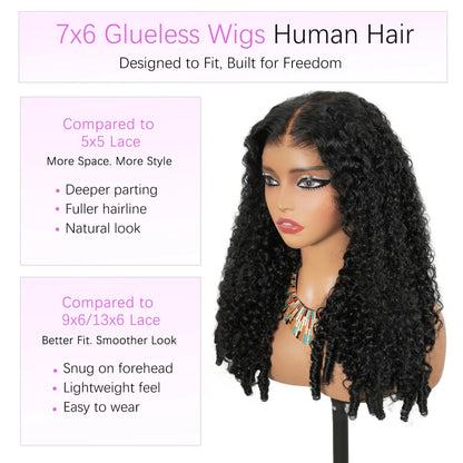 Remy Hair 12A Burmese Curly With Spiral End 200% Density Deep Wave PrePlucked Human Hair 13x4 13x6 HD Transparent Lace Front Wig