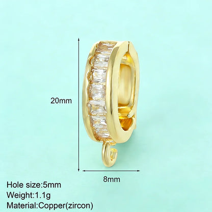 5pcs Fashion Bikini Button Charms Pendant For Jewelry Making Supplies Zircon Diy Earrings Bracelet Necklace Keychain Wholesale