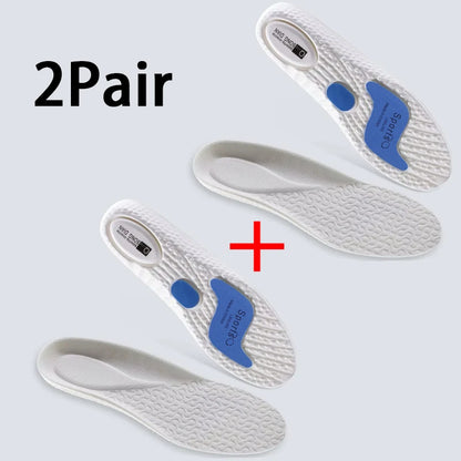 Sport Insoles for Feet Soft Shock Absorption Inserts Template Orthopedic Plantar Fasciitis Insole for Shoes Man Women Shoe Sole