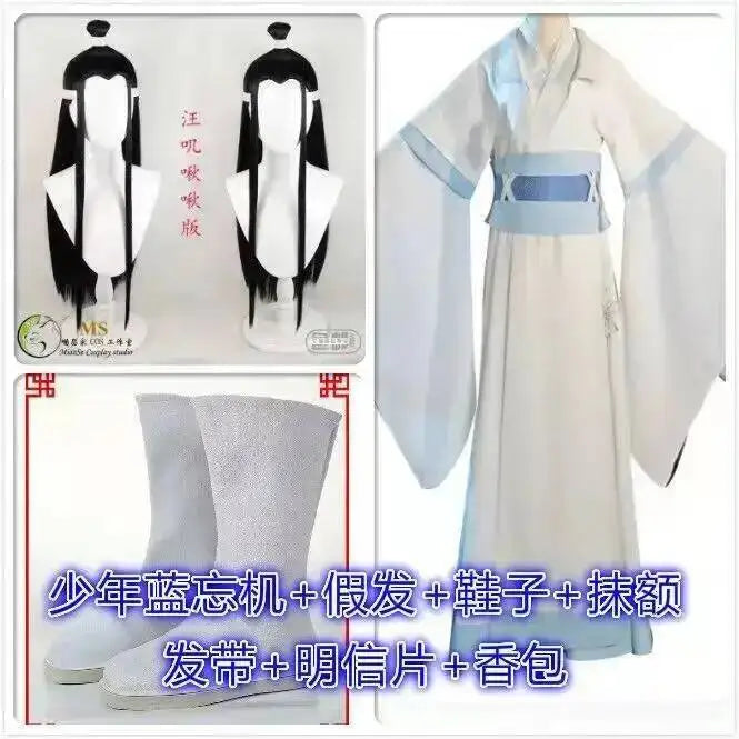 Wangji Wuxian Wei Jin Cheng Jiang Ling Yanli Lan Jiang Grandmaster Of Demonic Cultivation Han Fu Halloween Cosplay Costume