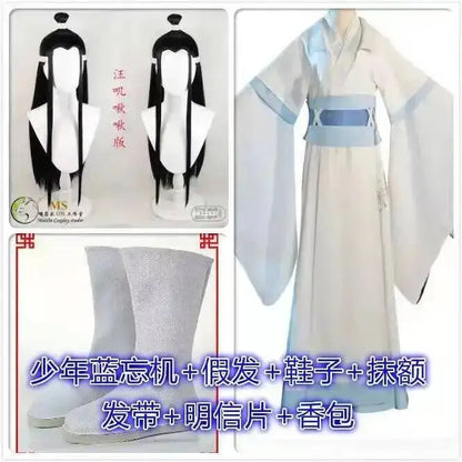 Wangji Wuxian Wei Jin Cheng Jiang Ling Yanli Lan Jiang Grandmaster Of Demonic Cultivation Han Fu Halloween Cosplay Costume