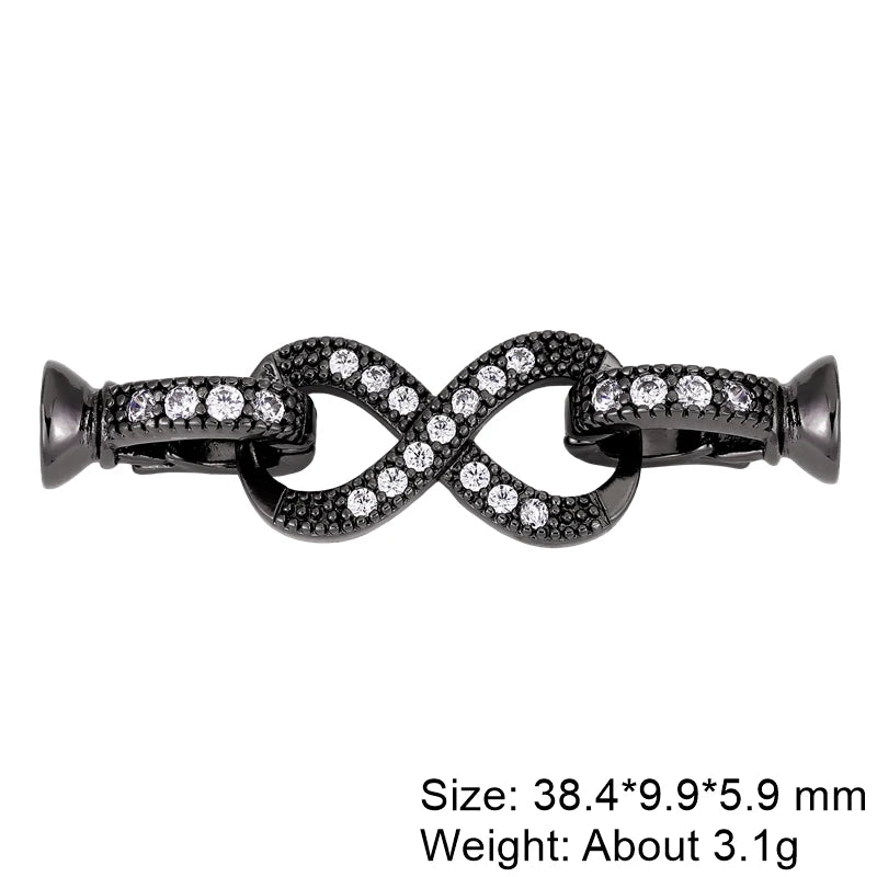 Juya DIY Women Beadwork Beads Pearls Jewlery Making Findings 18K Gold Plated Connector Fastener Lock Clasps Accessories Supplies