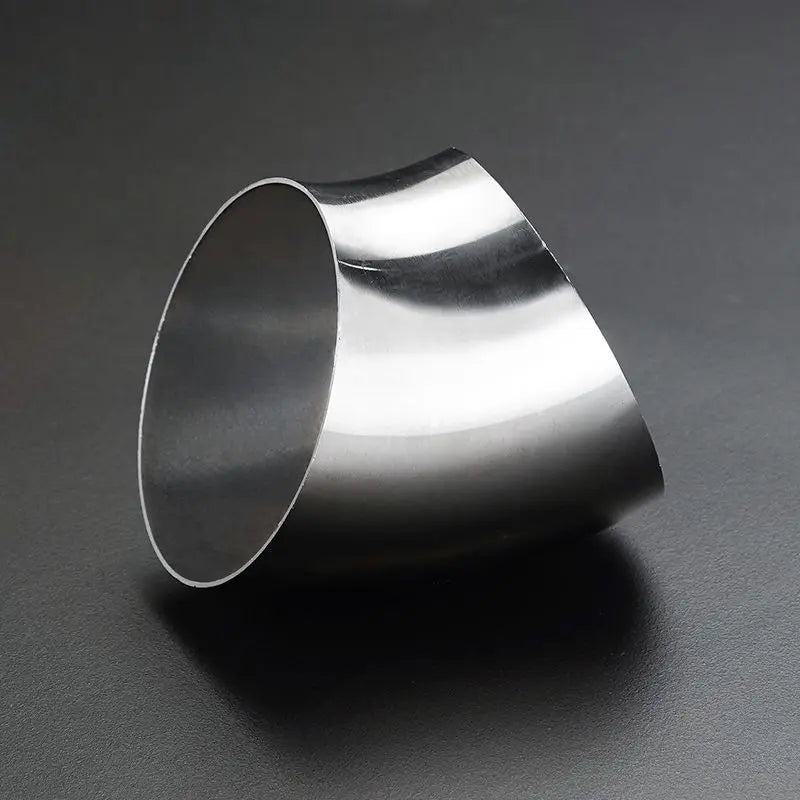 1Pcs 201/304 Stainless Steel 45 Degree Welded Elbow Pipe Fitting Industrial Sanitary Grade Stair Handrail Connector