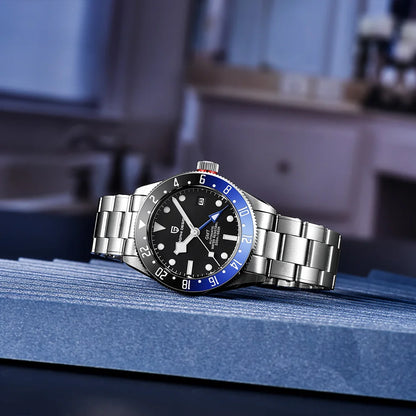 Pagani design BB40 men's mechanical watch GMT men's automatic watch gift box top brand Sapphire luminous 20BAR clock reloj 2026