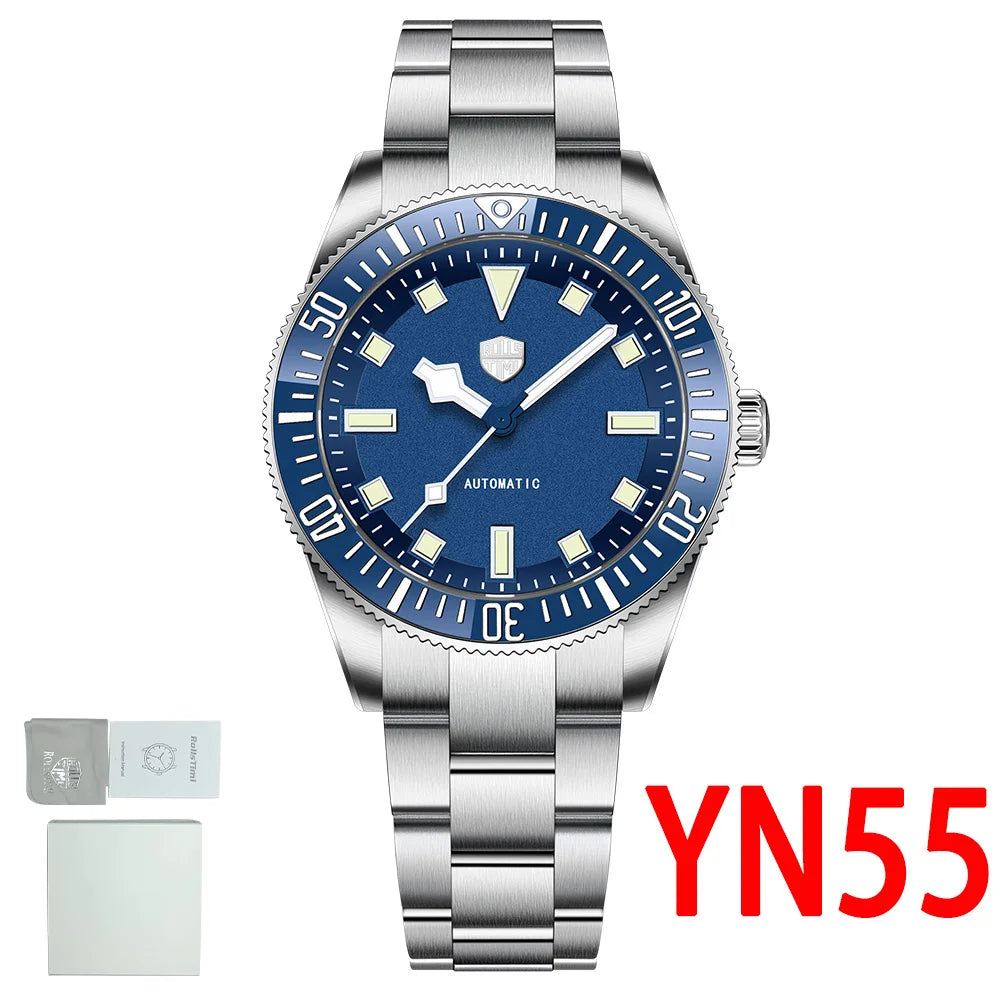 2026 new Rollstimi men's watches luxury automatic watch men's mechanical watch top sapphire stainless steel 10BAR watch luminous