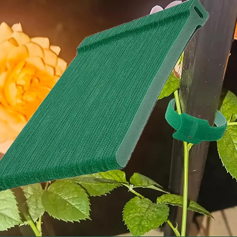 100pcs Reusable Adjustable Non-Slip Nylon Plant Ties with Hook and Loop Fasteners, Ideal for Gardening Applications