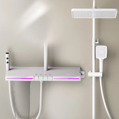 2024modern Shower Bathroom Design Digital Display Luxury Showers Mixer Sets Thermostatic Shower Faucet Set Rain Dual Head System