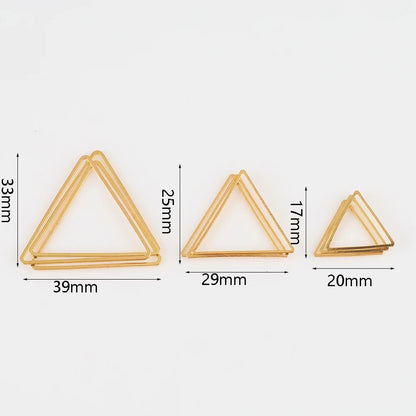 20Pcs Gold Silver Hollow Frame Bezel Charms Pendants Geometric Connectors for Jewelry Making Suppliers Diy Earings Accessories