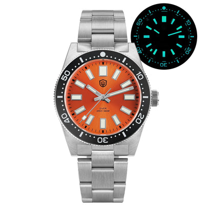 Watchdives WD1965 V2 Quartz Watch Orange Vh31 Movement Bgw9 Luminous Business Watch 20Bar Waterproof Sapphire Wristwatch Gift