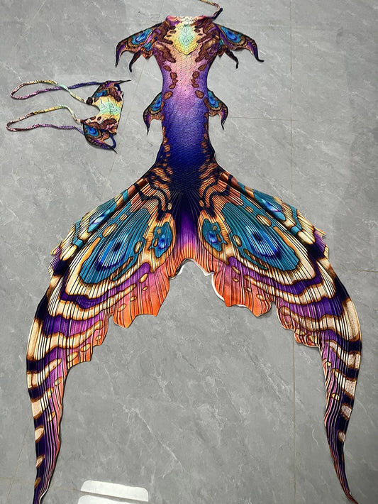 Mermaid Costumes For Aquarium Performances Adult-Sized Costumes With High-Definition Printing And Colorfastness