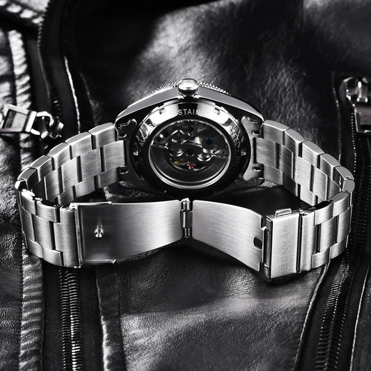 2025 New BENYAR Automatic Watches Men's watch Luxury Mechanical Wristwatch Top Stainless Steel Waterproof Sports Clock Man Gifts