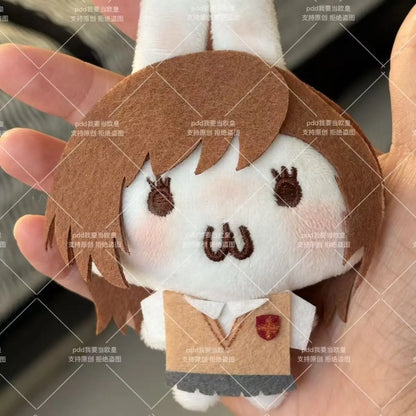 Handmade 10CM Anime Plush Misaka Mikoto Shirai Kuroko Toy Plushie Pendant Stuffed Body Plush Figure Plushies Bag Accessories