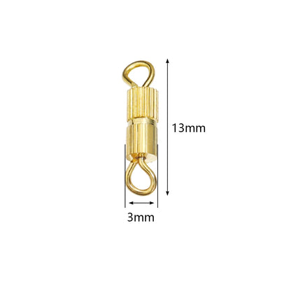 30pcs/lot Metal Cylinder Clasps Fasteners Buckle End Clasps Connector For DIY Jewelry Making Necklace Bracelet Accessories