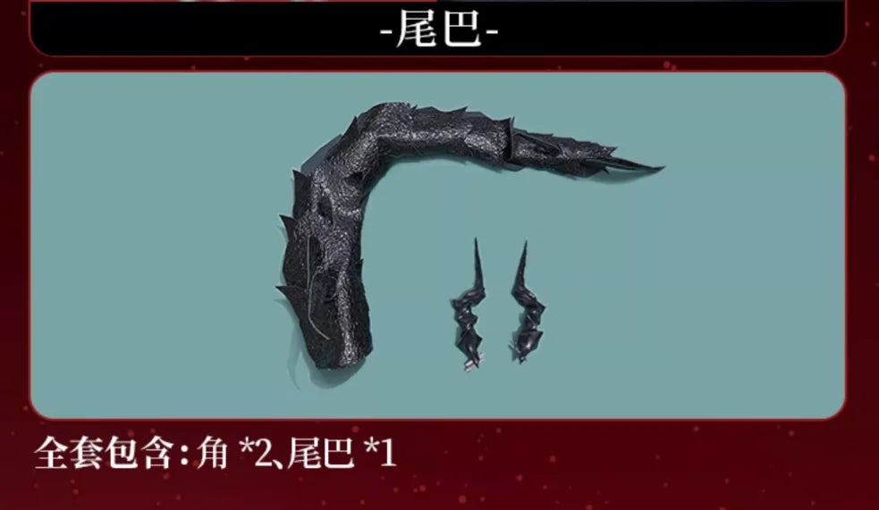 Game Love and Deepspace dragon Sylus Cosplay Costume Halloween Christmas New Dragon horn tail Costume Newly 2026 Costume