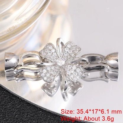 Juya Creative Copper Fasteners Connector Decoration Locks Clasps Accessories For DIY Needlework Beads Gems Pearls Jewlery Making