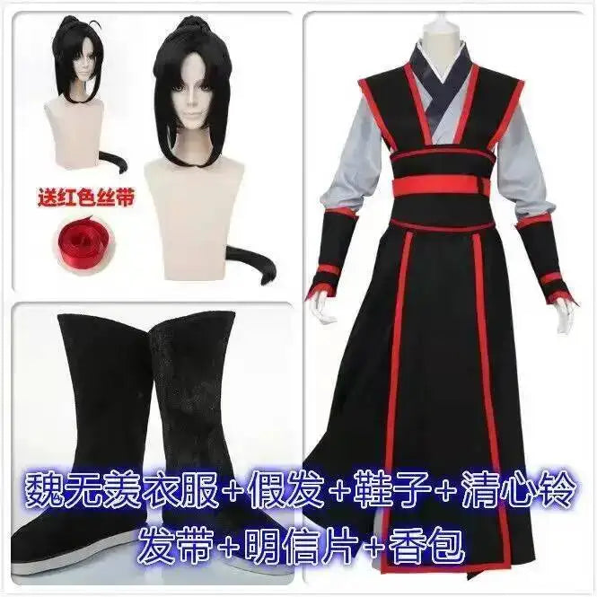 Wangji Wuxian Wei Jin Cheng Jiang Ling Yanli Lan Jiang Grandmaster Of Demonic Cultivation Han Fu Halloween Cosplay Costume