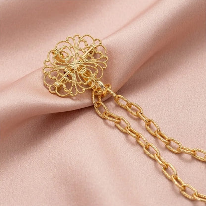 2pcs 14K Brass Vertical Pin to Pendant Brooch Necklace Keychain Converters Tube Design with Bail Convert for DIY Jewelry Making
