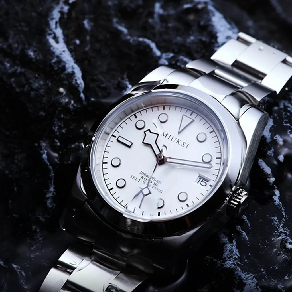 Miuksi 36mm 39mm NH35 Mechanical Watch For Men Watch Automatic Sapphire Stainless Steel Luxury Waterproof Wrist