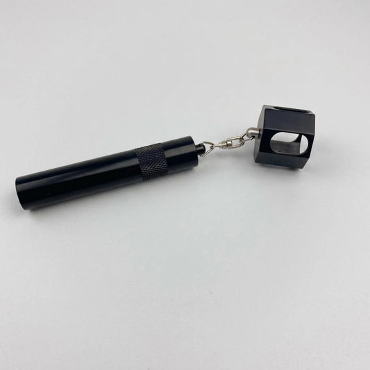 Cue Tip Pricker Knurled Grip Cue Tip Holder Pool Chalk Holder Aluminum Sports Gear Non-Slip