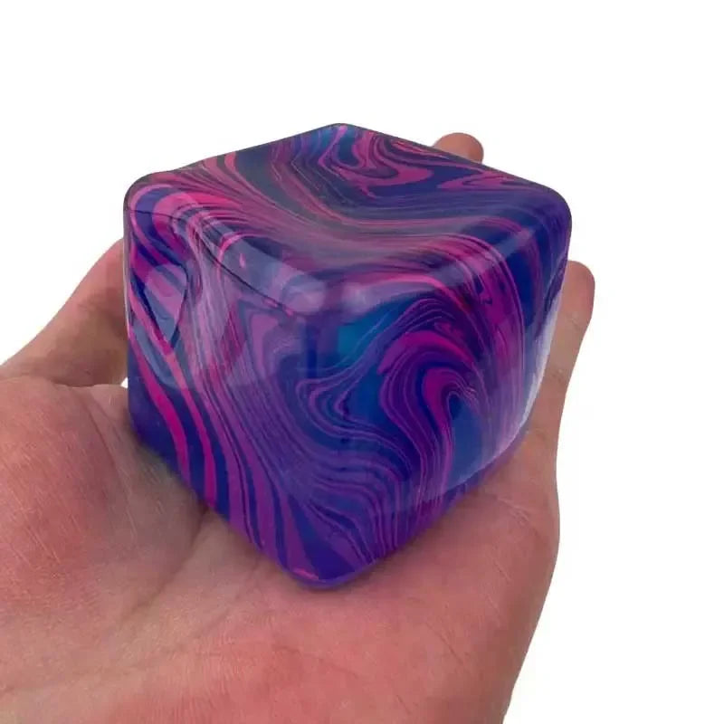 Soft and Glutinous Sensory Stress-relief Toy Cube Filled with Gel Stretchable Ball Soft Ice blind box Slow Rebound