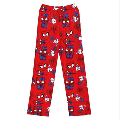 Spring Autumn Thin Hello Kitty Printed Women's Pajama Pants Summer Popular Loose Casual Pants Cartoon Home Casual Walking Pants