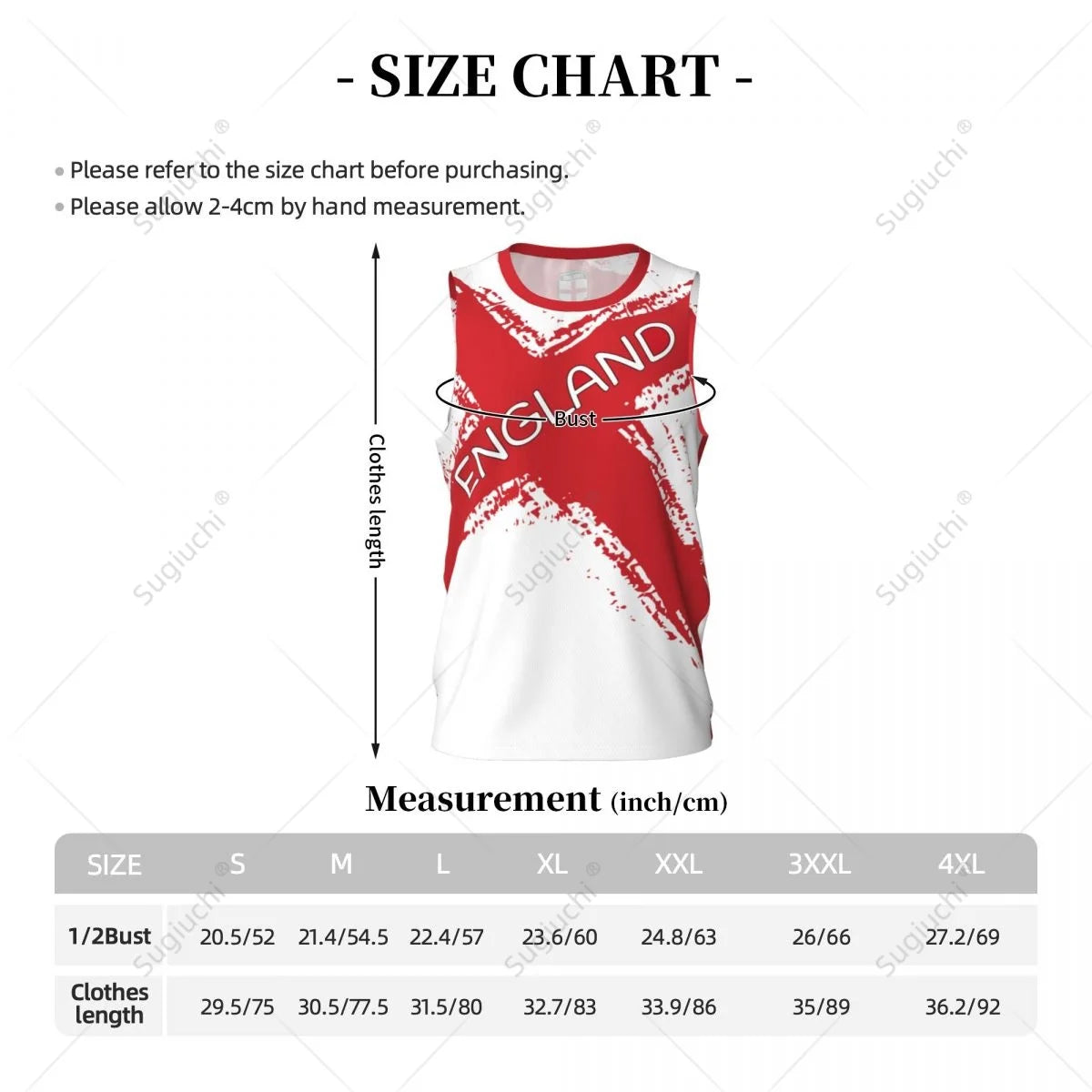 Men Basketball Sports England Flag Running Fitness Multifunction Jersey Sleeveless shirt Custom Name Nunber Exclusive
