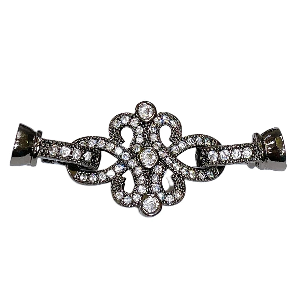 Juya DIY Women Beadwork Beads Pearls Jewlery Making Findings 18K Gold Plated Connector Fastener Lock Clasps Accessories Supplies