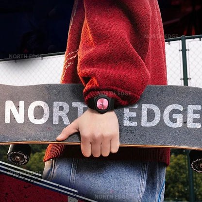 NORTH EDGE Watch for Man New VOLT Quartz Watch Fashion Light Resin Case Square Swimming 50M Waterproof Men Watches Gift Box