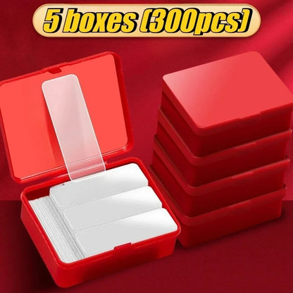 60-600PCS Double Sided Adhesive Tape No Trace Reusable Square Adhesive Mount Heavy Removable Transparent Wall Mount Sticker