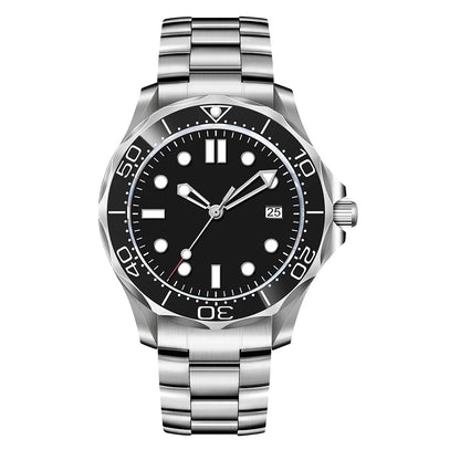 Custom Logo nh35 Watch 41mm Sapphire sterile Dial Men's Watches Ceramic Bezel Luminous 10Bars Automatic Mechanical Wristwatch