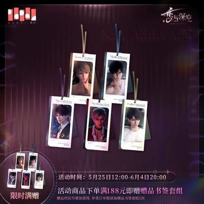 [Official Merch] Love and Deepspace Xavier Zayne Rafayel Sylus Caleb Rotating Stand Card No Defense Zone Heartstring Symphony