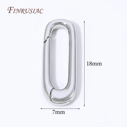 18K Gold Plated Mini Heart Spring Clasp,Lobster Clasp DIY Jewelry Making Findings Necklace Bracelet Connector Hook Accessories