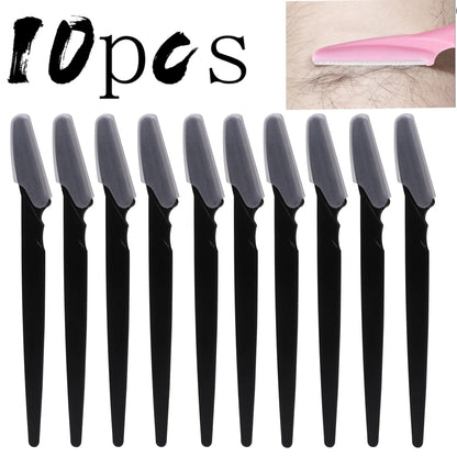 Wholesale 5/10/30/40pcs  Razor for Trimmer and Women Eyebrow and Men Shaver with Hair Razor and Face  Protective Cover,Safe rap