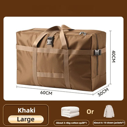 Extra Large Travel Duffle Bags Foldable Oxford Moving Tote Airline Checked Luggage Waterproof Storage Water Resistant Heavy Duty