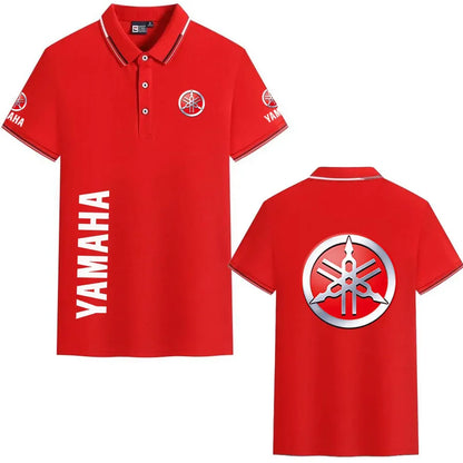 motorcycle Racing collared Yamaha POLO shirt cycling suit for men and women summer top short-sleeved T-shirt motogp fan clothing