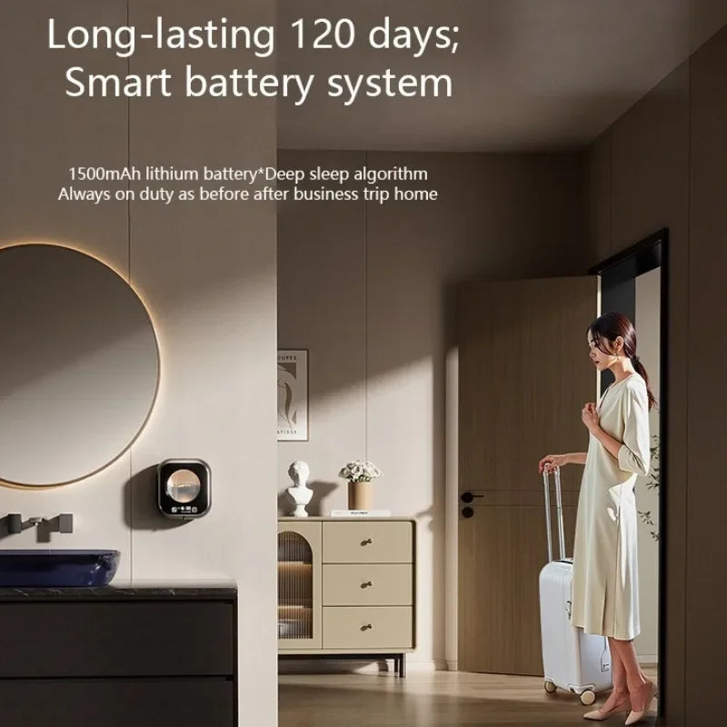 Wall-mounted smart soap dispenser, no-punch electric foam machine, automatic hand sanitizer dispenser in hotel bathrooms