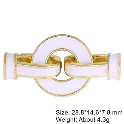 Juya Handmade Decorative Flower Connector Fastener Lock Hooks Clasps Accessories For DIY Women Fashion Needlework Jewelry Making