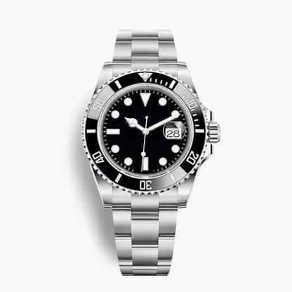 904L Stainless Steel Mens Mechanical Automatic Watches Polished Case Latest Fashion Style Black Blue Gradient Dial Anti Scratch