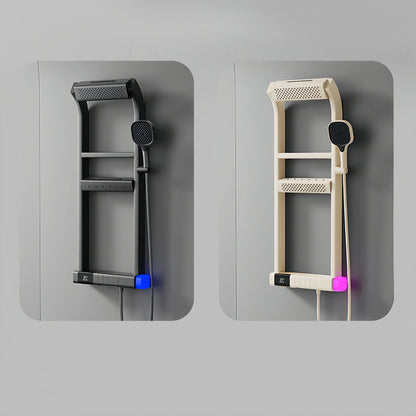 New Arrival Luxury Modern Single Handle Shower System Polished Chrome Thermostatic Faucets Rain Soft Jet Single Lever Ceramic