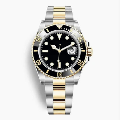 904L Stainless Steel Mens Mechanical Automatic Watches Polished Case Latest Fashion Style Black Blue Gradient Dial Anti Scratch