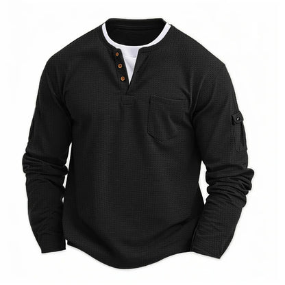 New Spring and autumn men long-sleeved solid color shirt, stand-up collar comfortable button-down fashionable slim shirt S-2XL